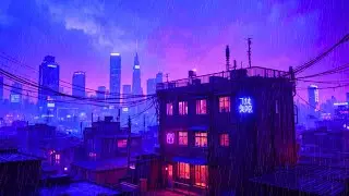 Chill Rainy City Nights 🌧️ Lo-Fi Hip Hop Beats to Relax