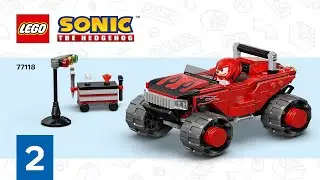 Инструкция LEGO - Соник Ёжик - 77118 - Машина Сильвера против монстр-трака Наклза (Книга 2)