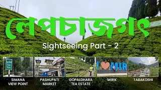 Exploring Lepcha Jagat Part 3 | Simana View Point, Pashupati Market, Mirik, Tabakoshi & Tea Estate