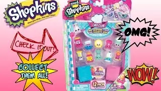 Shopkins Chef Club 12 pack of Shopkins toy set figure unboxing fun family friendly playtime