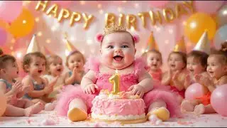 Happy Birthday Song | Cute Baby Dance Party! 🎉 | Fun Birthday Song for Kids | Peekaboo Rhymes