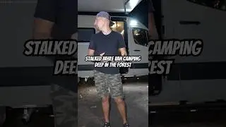 Van camping in the forest goes wrong #scary #ghost #horror #vanlife