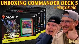 MTG March of the Machine Commander Decks Opening deutsch | Deck 5 | Magic the Gathering | Unboxing