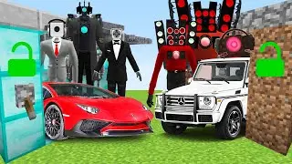 TİTAN KAMERA ADAM GARAJ VS TİTAN HOPARLÖR KAFA GARAJ 😱 - Minecraft