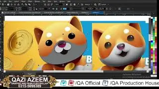 Baby Doge Design  Tutorial - Learn Coreldraw With Qazi Azeem