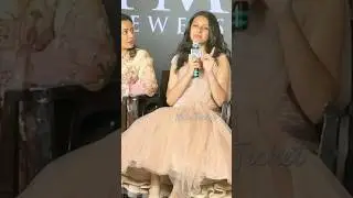 Sithara asked a funny question to media at PMJ Jewels #sithara #namratha #maheshbabu #krishna