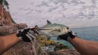 Pesca de orilla utilizando equipos ligeros OJONES,PARGOS,JÚRELES, CABRILLAS