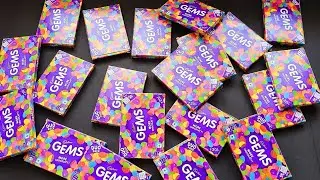 Satisfying Lots of Cadbury GEMS Opening ASMR | Lots of 20Rs GEMS | GEMS Chocolate | Part-17