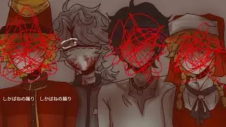 [IDENTITY V] corpse dance meme// art + edit // test & lazy // TW(?) // Victor, Aesop, Ganji, & Anne