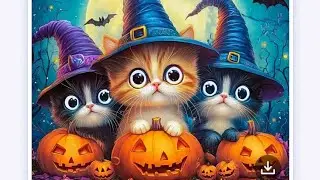Fancy color #halloween #cats #tenyears #kids
