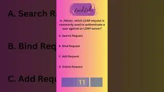 In JMeter, which LDAP request is commonly used to authenticate a user against an LDAP server