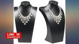 LFHT Leather Necklace Bust Jewelry Display Stand Figure Pendant Chain Jewelry revieww