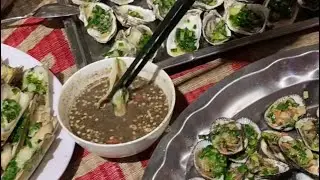 Hải sản Ốc nướng Mỡ Hành Cực Ngon
