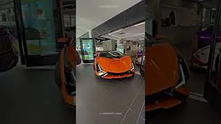 Lamborghini Aventador in orange color 1/5 😲😲 #shorts #viral #lamborghini #cars #youtubeshorts