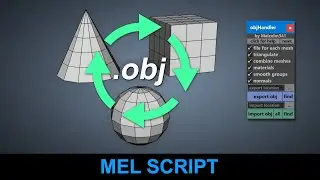 Obj Import Export Toolbox for Maya