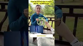 40+ Swear by This Simple Calf-Release Trick to Fix Heavy Legs, Boost Circulation & Walk Strong Again