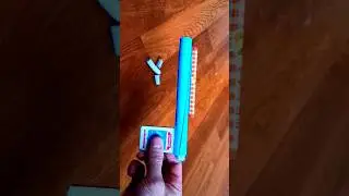 Homemade pistol that shoots paper pellets