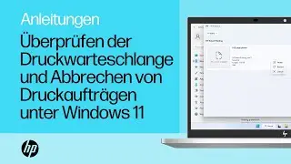 So &uuml;berpr&uuml;fen Sie die Warteschlange und brechen Auftr&auml;ge in Windows 11 ab | HP-Drucker | HP Support