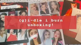 (G)I-dle I Burn Unboxing