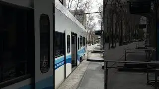 #VTA LRV #965 Route Announcement: This is a Green Line Train to Baypointe