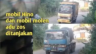 mobil Hino renger adu jos ditanjakan sarang ginting