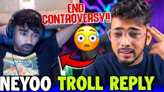 Scout Perfect Reply to Neyoo Troll😲 | BGIS Cut off & Playing Lan🔥✅