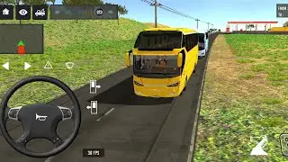 Euro Bus Driving Game Public Transportation 2024 -  Indonesia Bus Simulator Android Gameplay #1730