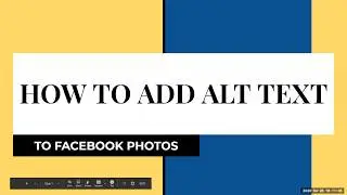How to Add Alt Text to Facebook Photos