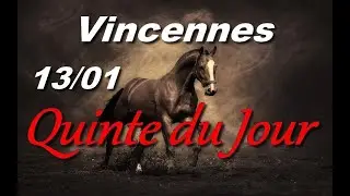 PRONOSTIC PMU QUINTE DU JOUR MARDI 13 JANVIER 2026