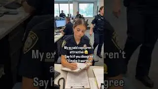i HOPE there&rsquo;s MEN that still think COPS are attractive:( #shorts #viral #cops #trending #girl