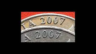 L@@K for these 2007 20c Date Font Variety 👉 Up close 👉 Australian 20 cent Coin