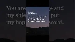 Jesus My Refuge And Shield. I Put My Hope In You #Godsstrength#music #trustHim