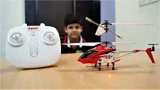 RC Syma S107H 3.5Ch 2.4GHz Attitude Hold Helicopter - Unboxing & Testing !!