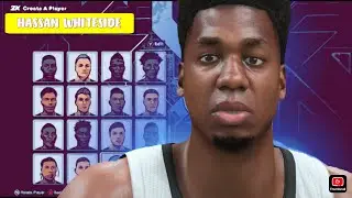 HASSAN WHITESIDE NBA 2K26 NEXT GEN FACE CREATION 