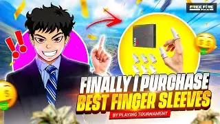 Finally I Purchased 🤫 best FINGER SLEEVES 🥳 by playing solo tournament 😀 #aktuff #solotournament 
