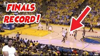STEPH CURRY FINALS RECORD 9 THREES !! WARRIORS & REFS GO UP 2-0