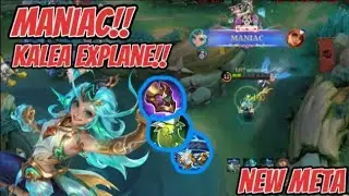 MANIAC!! 8 Kills!! 11 Assist!! New Meta!! Kalea solo ranked game | MOBILE LEGENDS #mlbb #gameplay