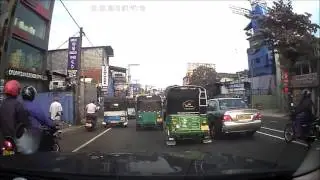 Strobe lights on a tuk tuk