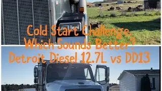 60 Series Detroit Vs DD13 Detroit Diesel? 2018 DD13 vs 1990 12.7L 60 Series Audio Challenge