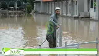 Flood in Bypass Road Swat - Fizagat By pass - Bahrain Kalam