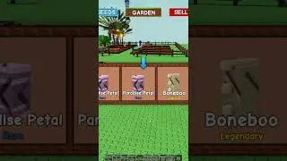 I got the New Paradise Petal in Grow a Garden #roblox #shorts
