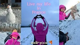 LiveMyLife in France - Snow, forest, dog and pizza