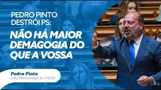 Pedro Pinto destr&oacute;i PS: n&atilde;o h&aacute; maior demagogia do que a vossa