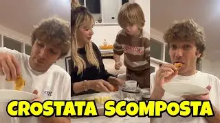 Clizia Incorvaia e Gabriele preparano una Crostata assaggia Paolo Ciavarro
