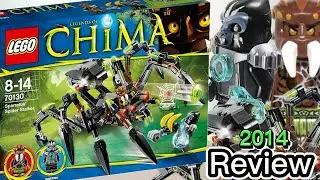 SO M&Uuml;SSEN LEGO Ninjago Sets HEUTE sein - LEGO Chima 70130 Sparratus Spinnen-Stalker Review