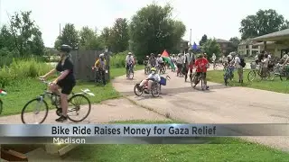 Activists host fundraising bike ride event for Gaza relief