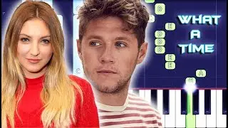 Julia Michaels - What A Time ft. Niall Horan Piano Tutorial EASY (Piano Cover)