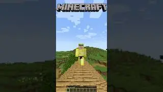 Minecraft. but I can only touch brown.... 😁 #shorts