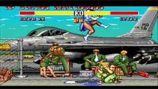 Street Fighter 2 The World Warrior + Chun-Li - (MEGA DRIVE) - Level 8 - 1 Credit - Mode Warrior