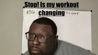 STOP! Is my Pick3 workout changing 